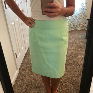 Mint J. Crew Skirt
